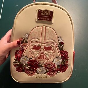 NWT Loungefly Darth Vader Floral Backpack